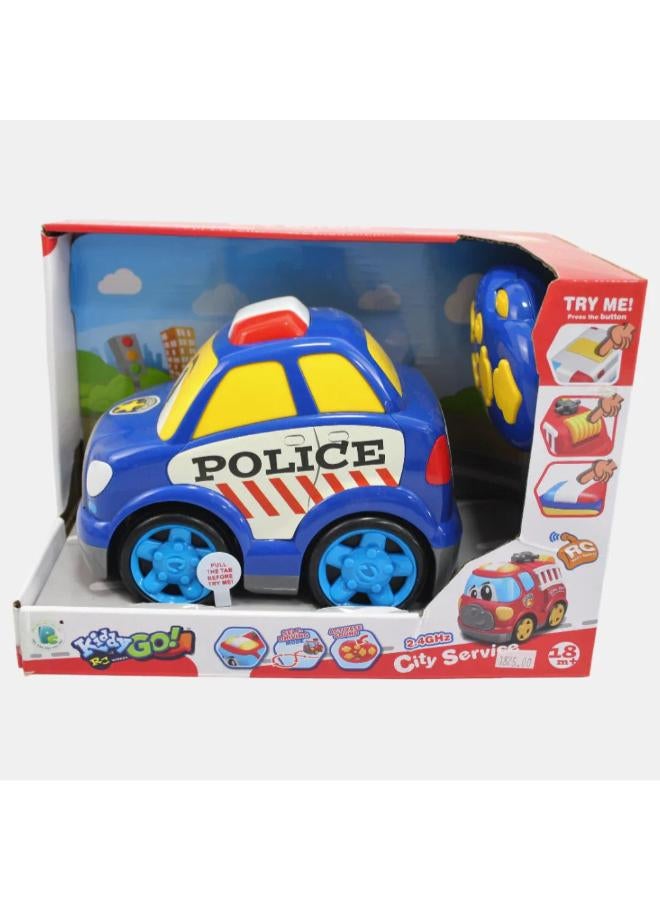 DHTRC10427J\City Service Police 19Cm 4Ch R/C Car - Image 3
