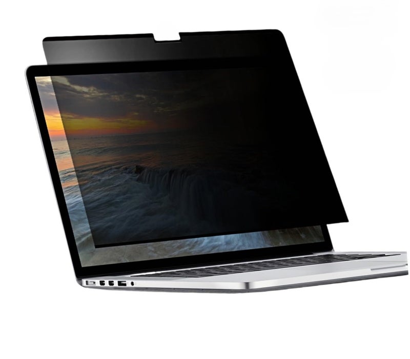 Brevynx Easy On/Off Magnetic 360Â° Privacy Screen Filter Compatible with MacBook Air 15.3 inch (2023-2025, M2, M3, M4), Anti Glare Laptop Privacy Screen Shield with Camera Cover - UV block 90%-Model: A3241, A3114, A2941 - Image 1