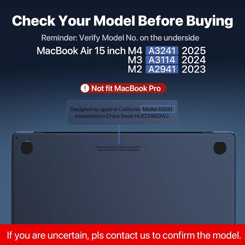 Brevynx Easy On/Off Magnetic 360Â° Privacy Screen Filter Compatible with MacBook Air 15.3 inch (2023-2025, M2, M3, M4), Anti Glare Laptop Privacy Screen Shield with Camera Cover - UV block 90%-Model: A3241, A3114, A2941 - Image 2