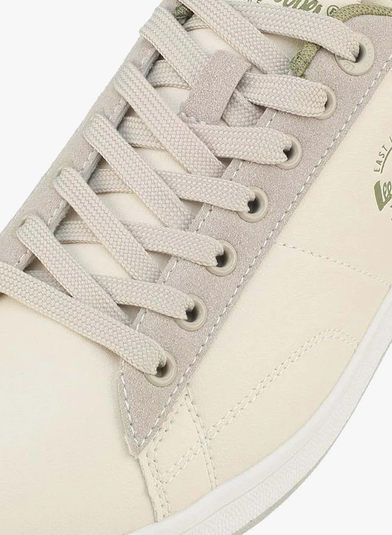 Lee Cooper BEIGE Lace-Up Ankle School Sneakers for Women | Best Price UAE