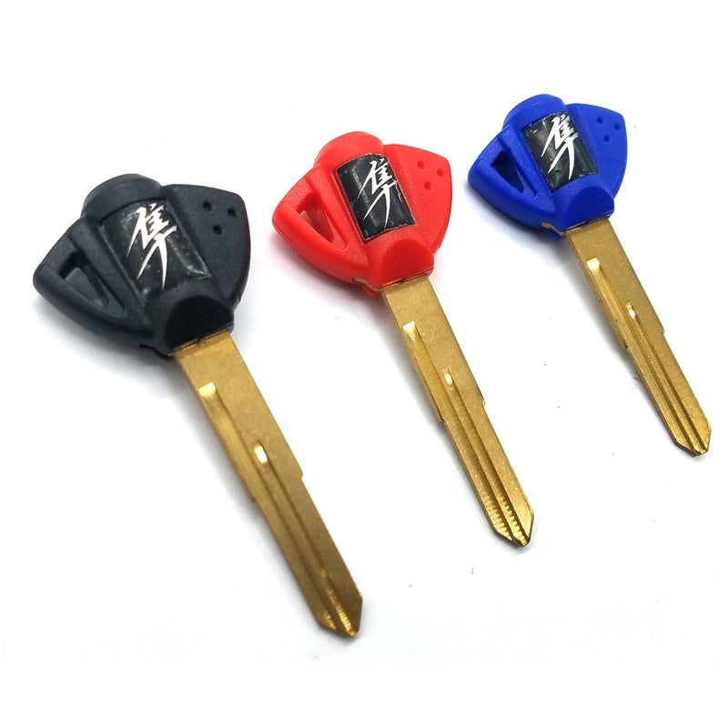Generic Decor Season 3 x Motorcycle Uncut Blades Blank Keys Fob for Suzuki GSXR1300 Hayabusa  - Image 1