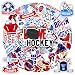 BETANAS Sticker 50 PCS with 5 Sheets Vinyl Decal Hockey Label Bike Team PC Car Luggage Sport Guitar Waterproof Phone Removable Laptop Motorcycle Skateboard Bottle Funny Gift - Image 2
