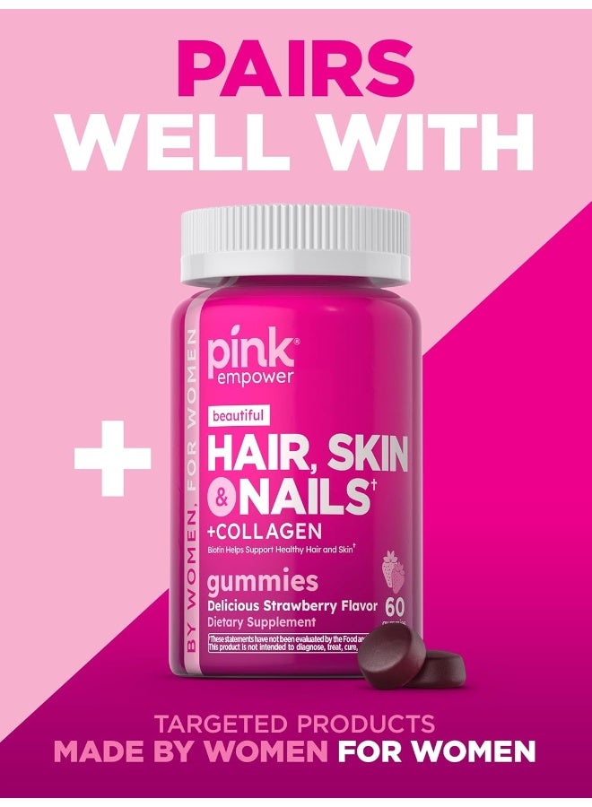 PINK Prenatal Vitamins | 60 Gummies with DHA and Folic Acid | Non-GMO & Gluten Free Multivitamin | Fruit Flavor - Image 5