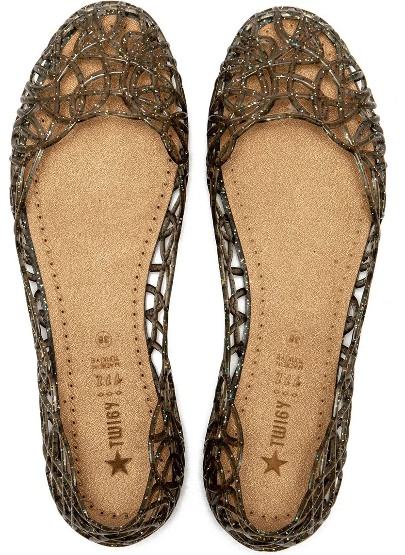 تويجي Sosa Women's Ballerinas Dark Transparent 36/40 BB0636