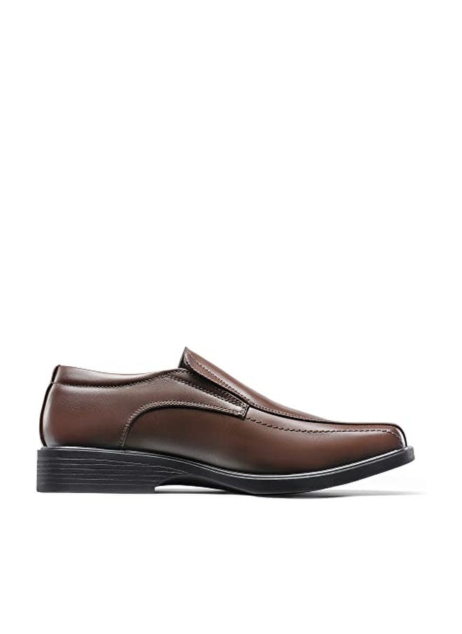 Bruno Marc Men's Square Toe Dress Loafers Shoes,Size 10.5,5-Dark Brown,CAMBRIDGE-05 - Image 1