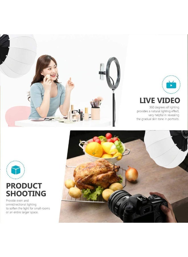 MUNTAQI Professional Photography Lighting Kit MAX 400W with QX 65CM Softbox & Adjustable Stand – Dimmable 2700K-6500K LED Fill Light for Video Recording, Studio Shooting, YouTube, TikTok & Content Creators - Image 2