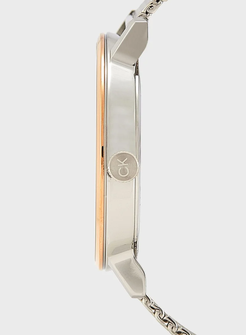 CALVIN KLEIN Steel Strap Analog Watches