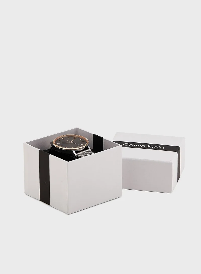 CALVIN KLEIN Steel Strap Analog Watches