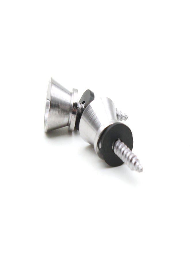 2pcs Guitar Strap Lock Pins Peg Metal Black/Silver for Acoustic Electric Guitar Ukulele Bass Universal - Image 5