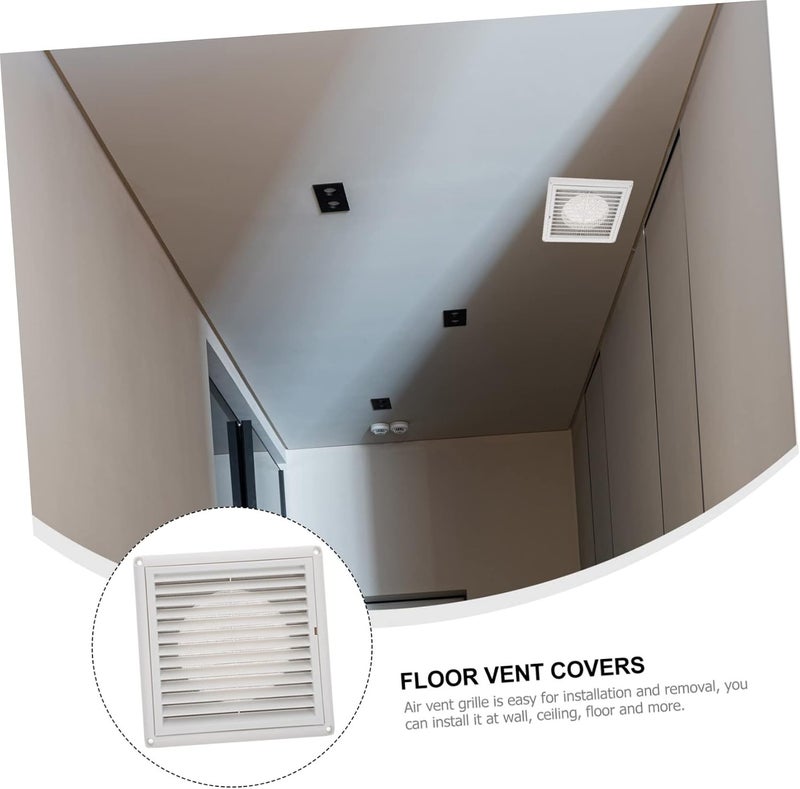 POPETPOP Air Vent Cover Grille Register for Home Ceiling and Floor Durable Plastic Design Diameter for Bathroom Kitchen and Office Ventilation - Image 3