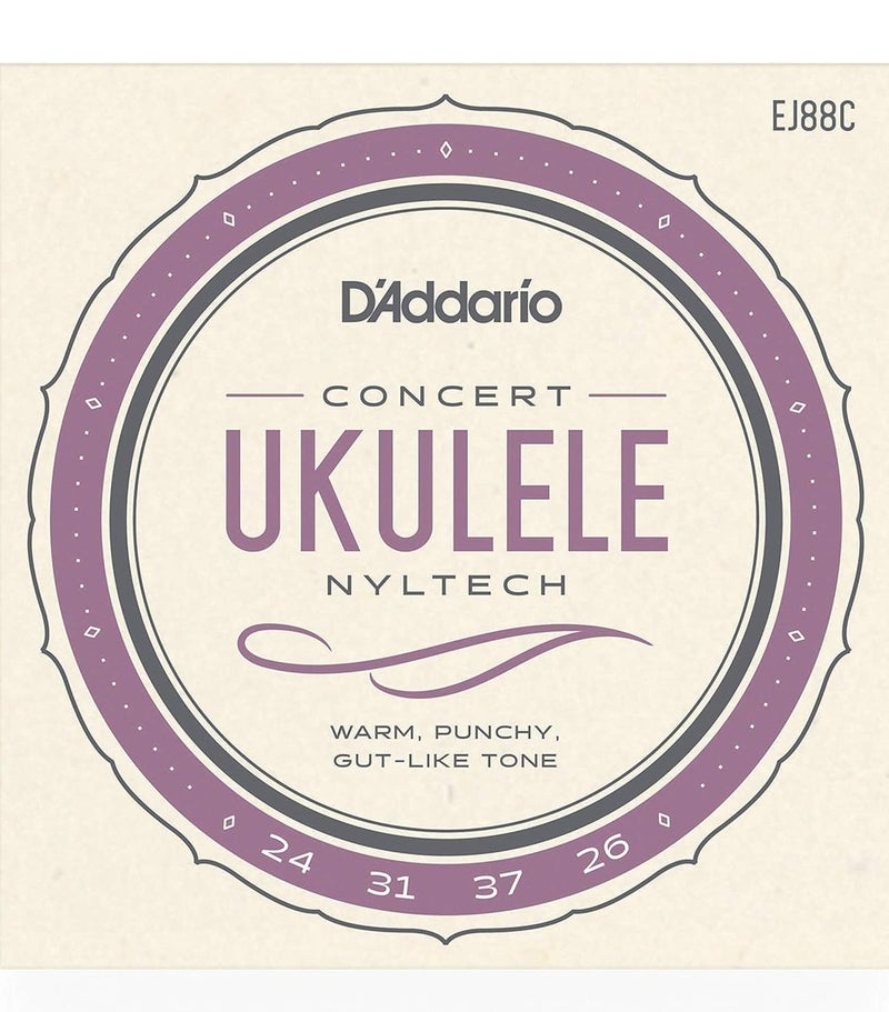 D'Addario EJ88C Nyltech Concert Ukulele Strings - Image 1