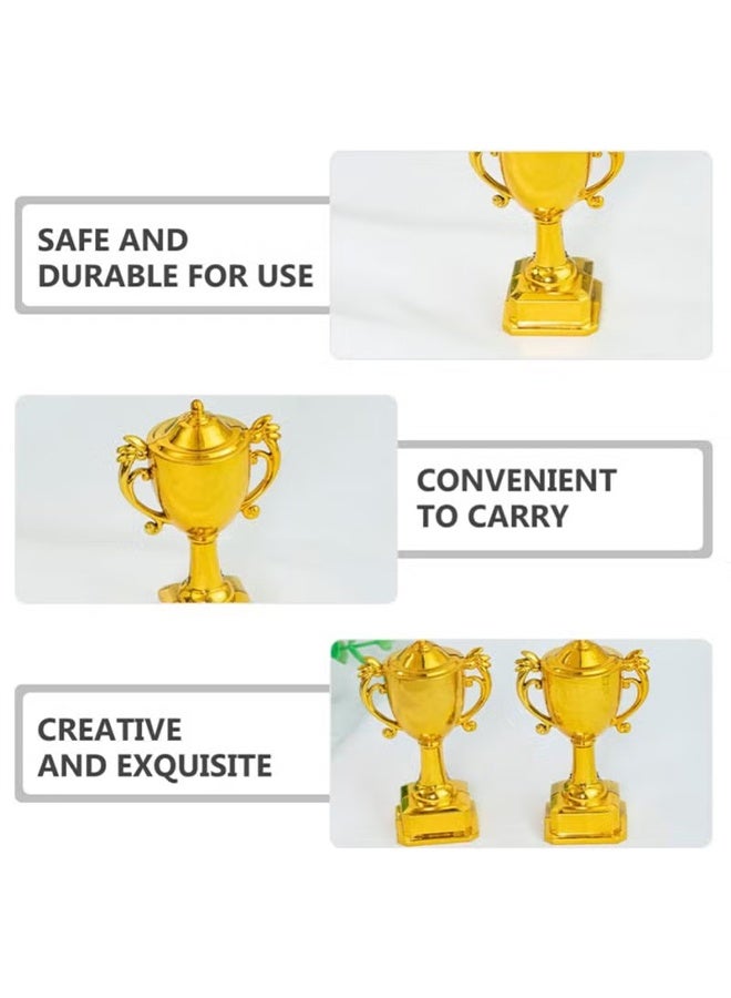 اتش واي جوائز الجوائز ديكور للأطفال ، 6 قطع ميني بلاستيك الطفل كعكة الرياضة نماذج الكرة الأحداث الجوائز ، ألعاب مصغرة البطولات كأس الطفلين الكأس المصغرة الكأس الشخصية الجوائز الصغيرة الطفل - Image 4