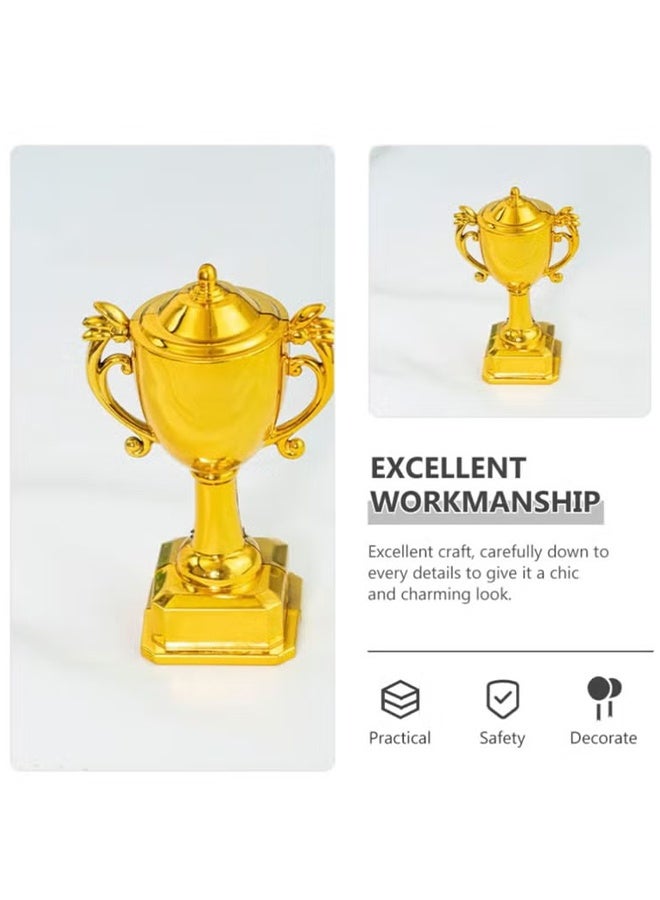 اتش واي جوائز الجوائز ديكور للأطفال ، 6 قطع ميني بلاستيك الطفل كعكة الرياضة نماذج الكرة الأحداث الجوائز ، ألعاب مصغرة البطولات كأس الطفلين الكأس المصغرة الكأس الشخصية الجوائز الصغيرة الطفل - Image 5