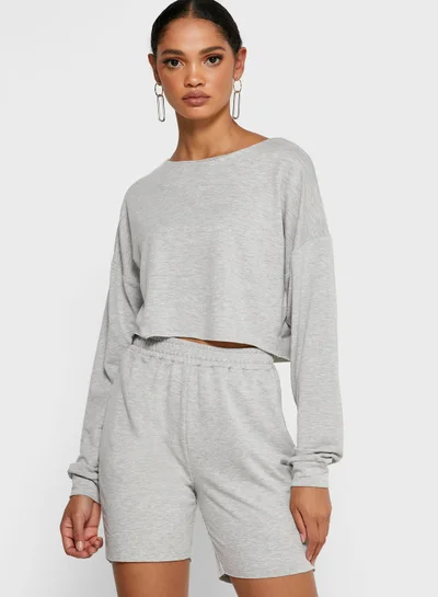 Ginger Basics Cropped T-shirt & Cycling Shorts Set