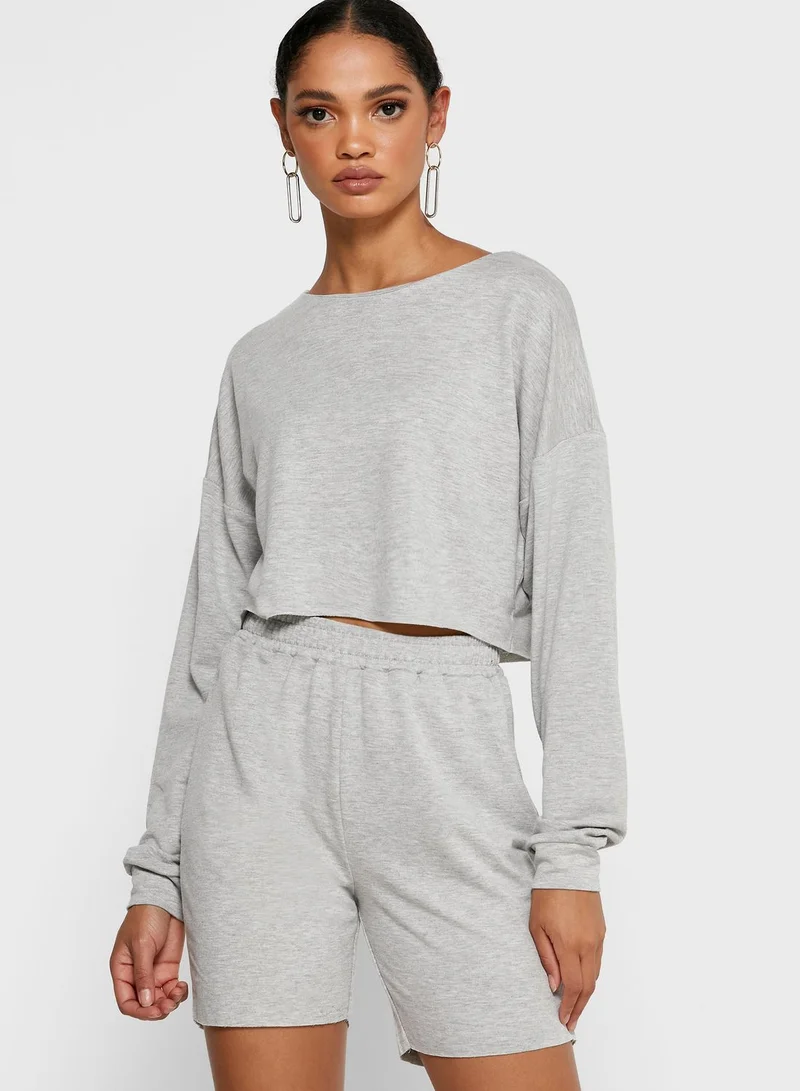 Ginger Basics Cropped T-shirt & Cycling Shorts Set
