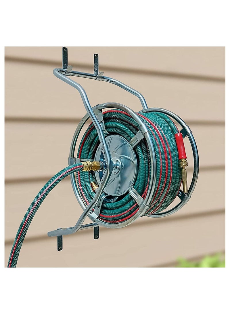 ALAYED Steel Reel With Garden Hose 50 Meter 3/4 Inch - Image 2