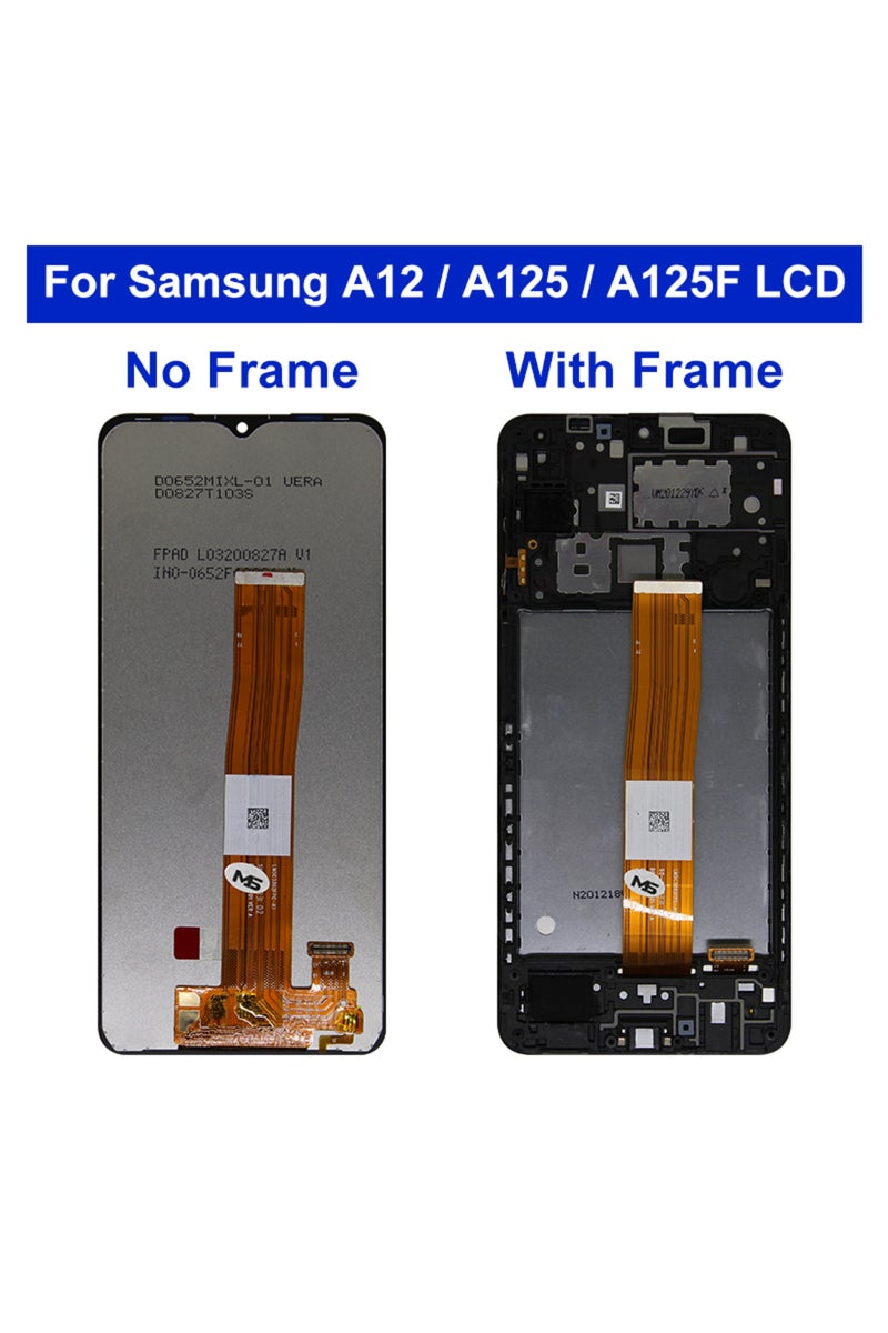erorex A12 NO FRAME 6.5” For Galaxy A12 Display SM-A125F/DSN LCD Touch Screen Digitizer For Galaxy A12 Nac - Image 3