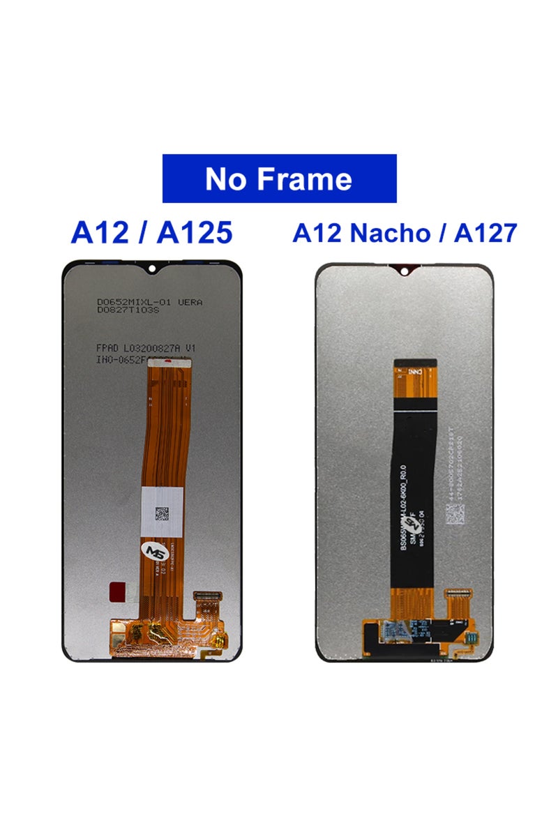 erorex A12 NO FRAME 6.5” For Galaxy A12 Display SM-A125F/DSN LCD Touch Screen Digitizer For Galaxy A12 Nac - Image 5