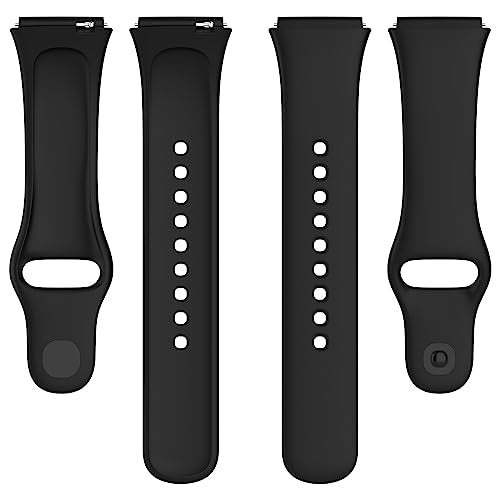 LOKEKE Compatible with Redmi Watch 3 Replacement Band Replacement Silicone Wrist Watch Band Strap Compatible with Redmi Watch 33 Lite 3 ActiveSilicone Black - Image 3