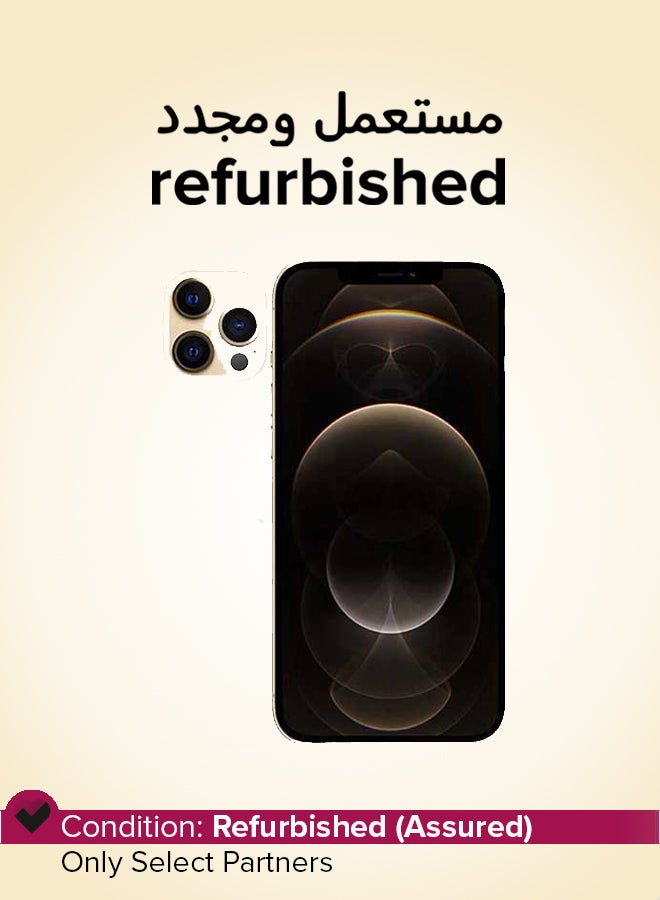Apple Refurbished - iPhone 12 Pro 256GB Gold 5G With Facetime - International Version - Image 1
