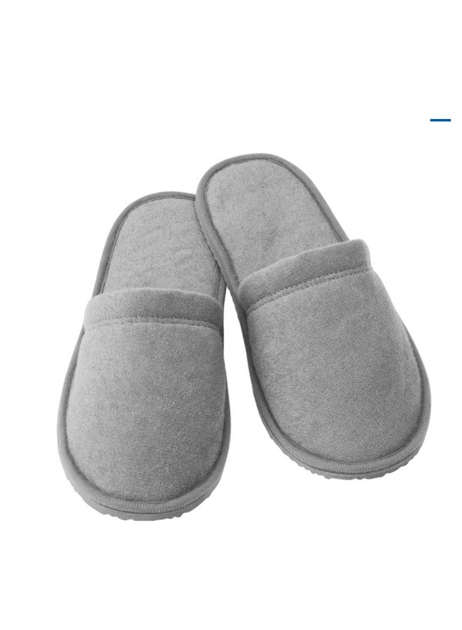 TÅSJÖN Slippers, grey, L/XL - Image 1