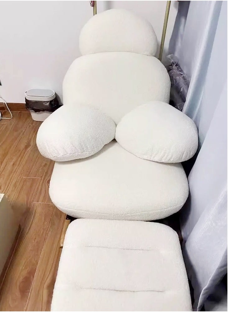 C&C Home - Modern Upholstered Recliner High Back Ergonomic Rocking Chair with Footrest Patio Rocking Chair Couch Lounge Single Sofa Chair for Balcony Outdoor Chair with Armrests(fully Assembled) - Image 1