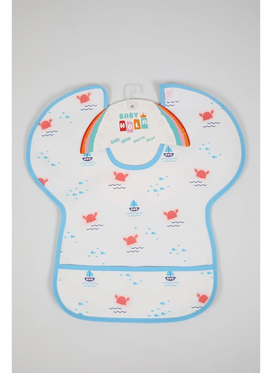 Baby Hola 0-6 Years Large Size Waterproof Pocketed Blw Food Bib Activity Apron 1000
