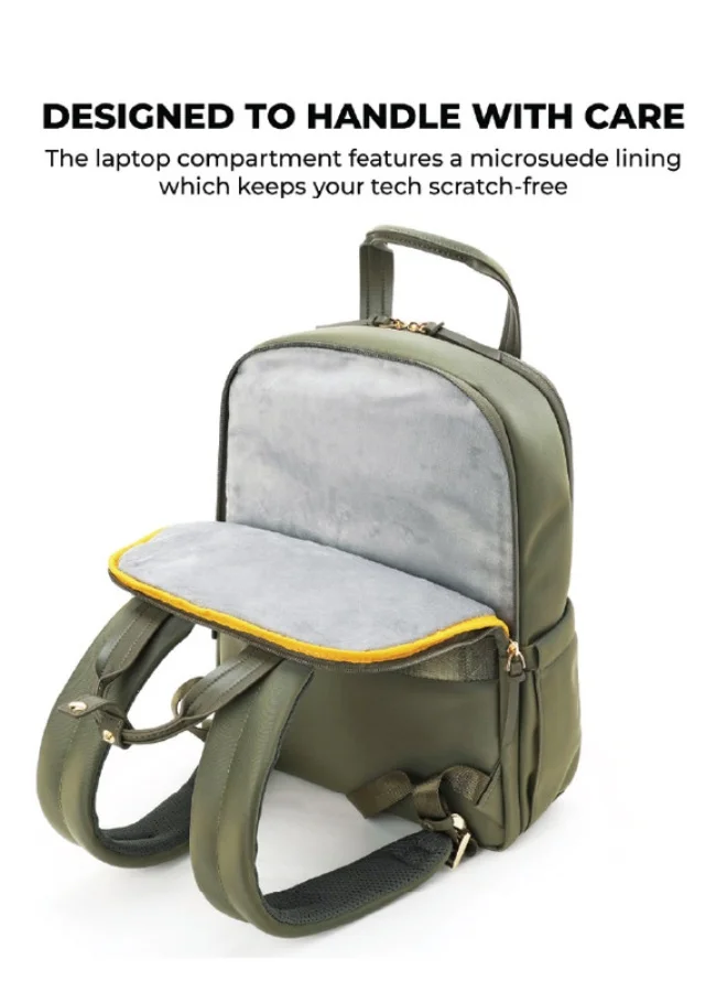 Mokobara Homegrown The Sundae Backpack Soft Nylon Water-Resistant 15" Laptop Bag with Luggage Sleeve for Work, Travel, and Daily Use for Women  | Best Price UAE