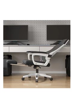 CityRiya-Long Office Computer Desk Chair, Ergonomic High-Back Mesh Rolling Work Swivel Chairs with Wheels, Comfortable Lumbar Support, Comfy Arms for Home, Bedroom, Study, Student, z1-black  - Image 4
