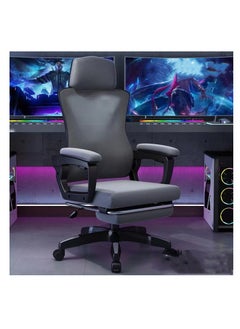 CityRiya-Long Office Computer Desk Chair, Ergonomic High-Back Mesh Rolling Work Swivel Chairs with Wheels, Comfortable Lumbar Support, Comfy Arms for Home, Bedroom, Study, Student, z1-black  - Image 1