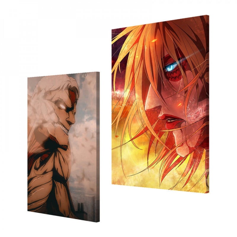 Marktna Two-piece canvas print with anime design - Image 2
