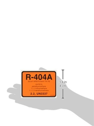 Diversitech Diversitech R404A Color Coded Refrigerant ID Label 04404  - Image 2