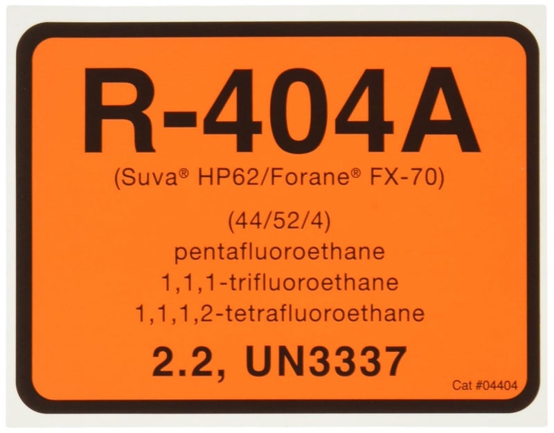 Diversitech Diversitech R404A Color Coded Refrigerant ID Label 04404  - Image 1