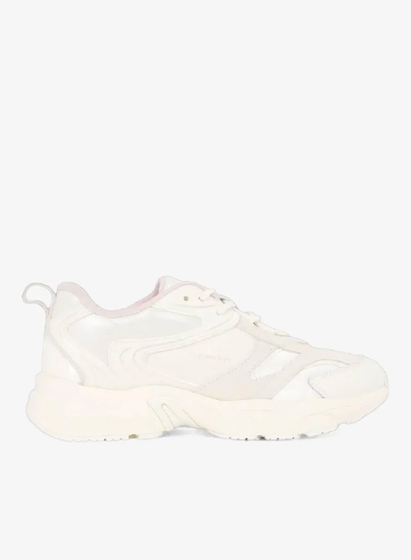 كالفن كلاين جينز حذاء رياضي من الجلد الصناعي