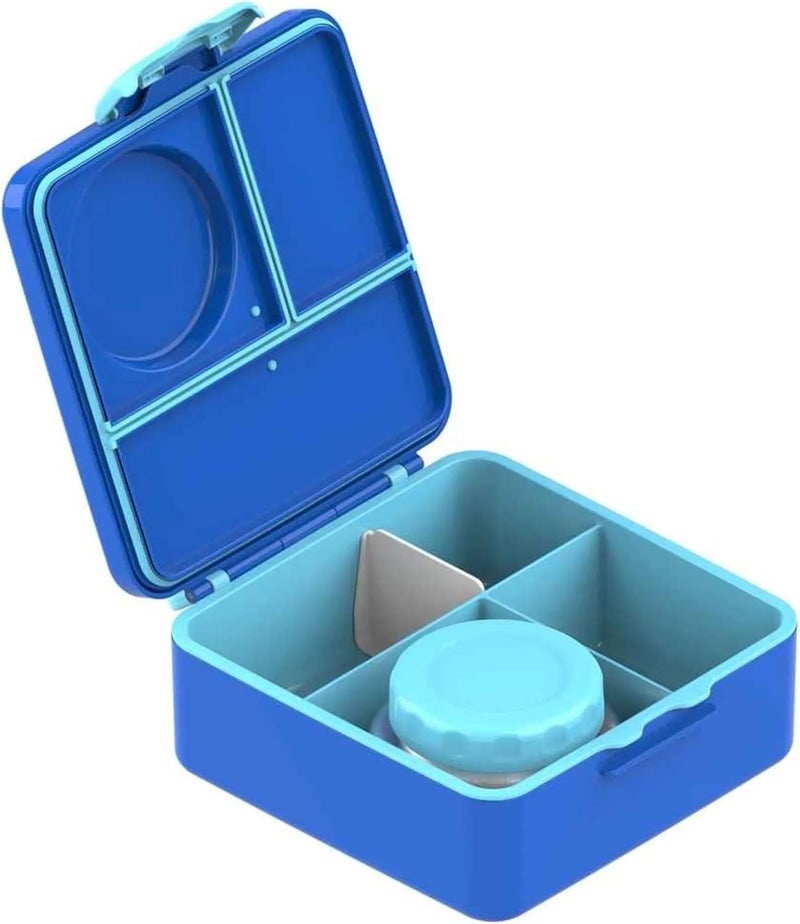 BonBon Functional 3-4 Compartment Leakproof Lunchbox with Cutlery - Blue Planes - Image 2
