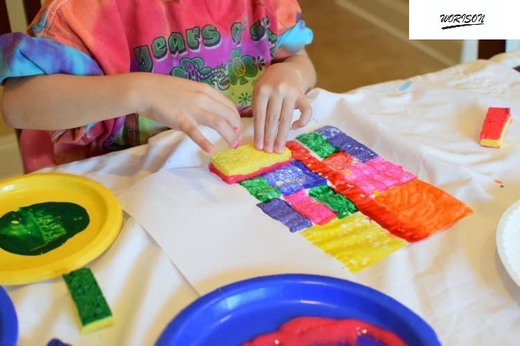 53 Arts 53ARTS Rectangle Sponges, Synthetic Watercolor Artist Sponges for Painting, Crafts, Pottery and More - 2pc - Image 5