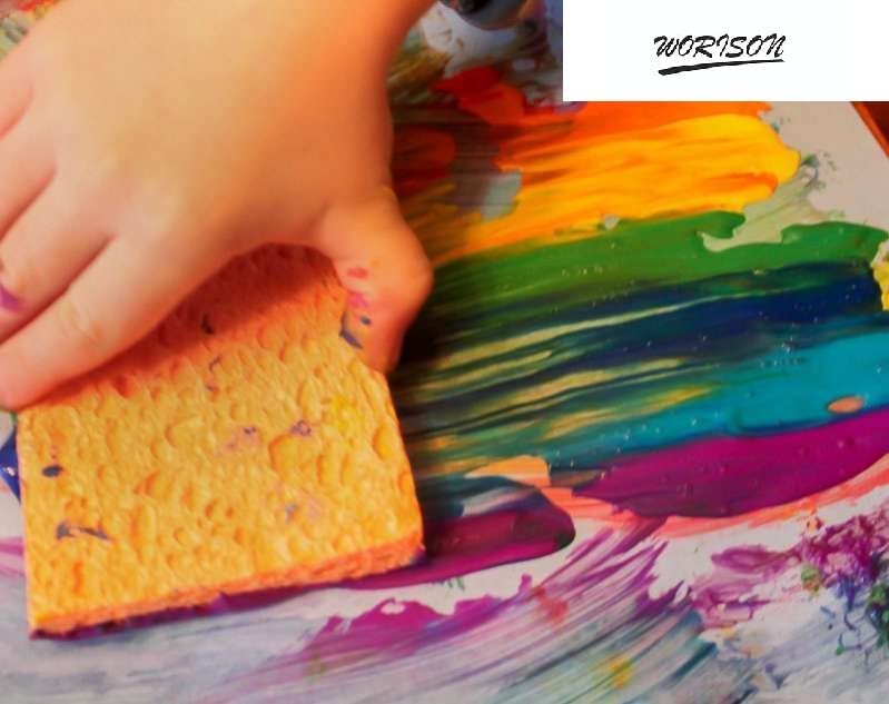 53 Arts 53ARTS Rectangle Sponges, Synthetic Watercolor Artist Sponges for Painting, Crafts, Pottery and More - 2pc - Image 4