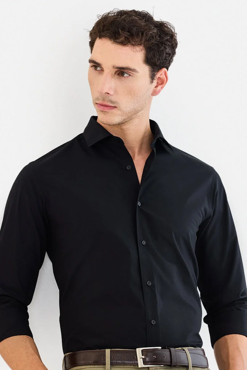 SNITCH 100% Cotton Slim Fit Luxe Shirt