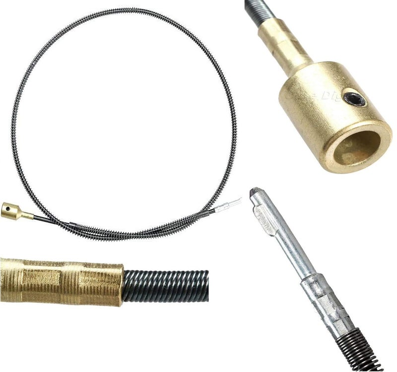 DIY Crafts 2x, Inner Cores 98, Profession Metal Flexible Shaft Inner Core Cable Fits 98 cm For Dremel Grinder Drill Power Accessories for Rotar (2x, Inner Cores 98) - Image 1