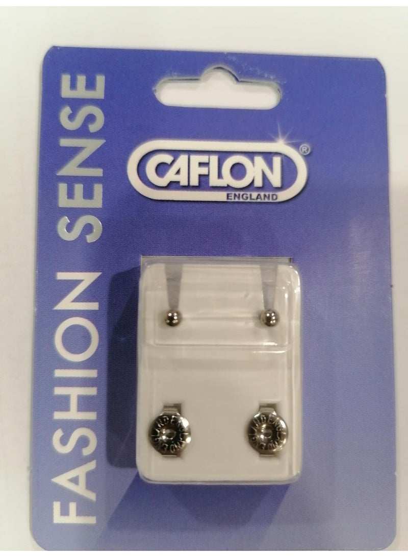 Medical earings -silver