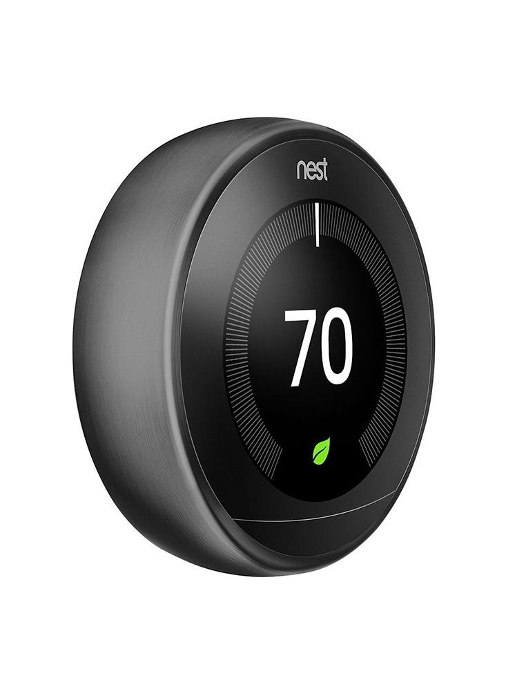 Google - Nest 3Rd Generation Learning Programmable Thermostat Carbon Black - T3016Us - Image 1