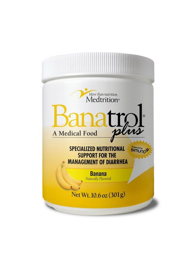 Medtrition Banatrol® Natural Anti-Diarrheal with Prebiotics, Relief from Chronic Diarrhea, IBS, Recurring Diarrhea, Clinically Supported Medical Food, Non-Constipating, 28 Servings (Banana) - Image 1