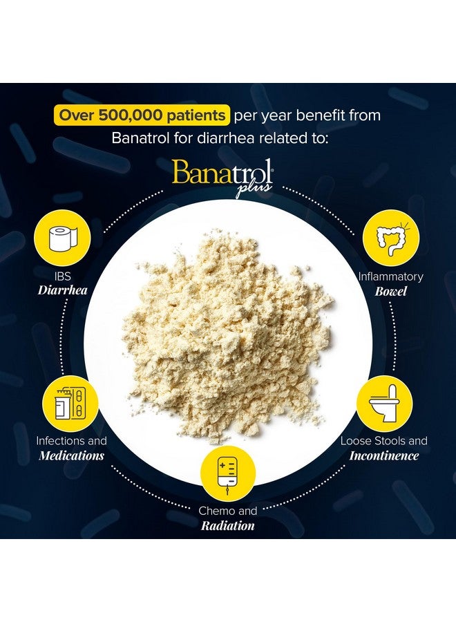 Medtrition Banatrol® Natural Anti-Diarrheal with Prebiotics, Relief from Chronic Diarrhea, IBS, Recurring Diarrhea, Clinically Supported Medical Food, Non-Constipating, 28 Servings (Banana) - Image 4