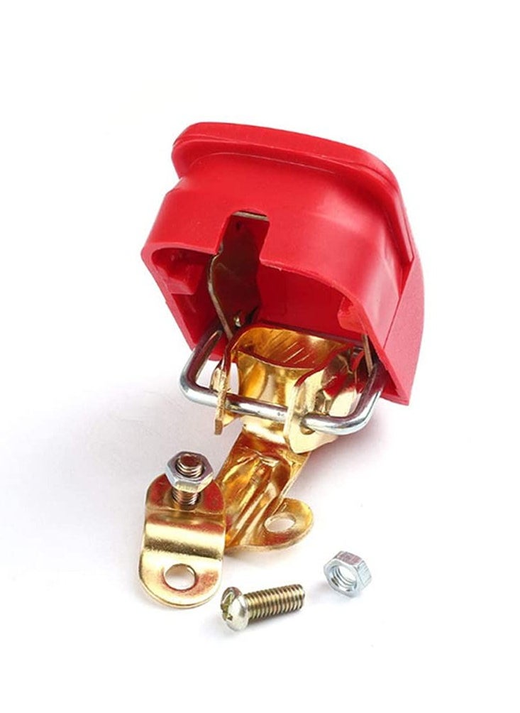 Generic - Quick Release 12V Battery Terminal Clamps Connectors Set, 2 Pcs Quick Disconnect Terminals for Car Caravan Motorhome Red Blue - Image 1