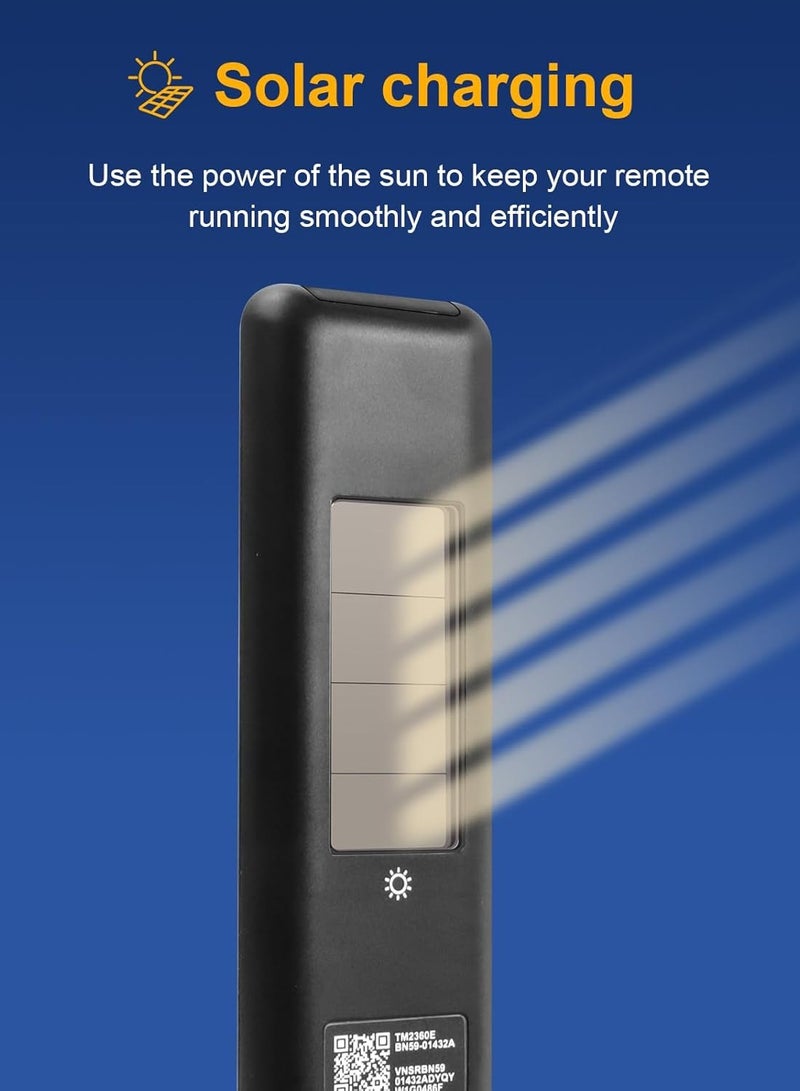 TIGER Solar Voice Remote Control Replacement for Samsung Neo QLED 8K HDR Smart TVs (2023) – Eco-Friendly, Voice Control, Rechargeable, Premium Design, Compatible with Multiple Functions - Image 4