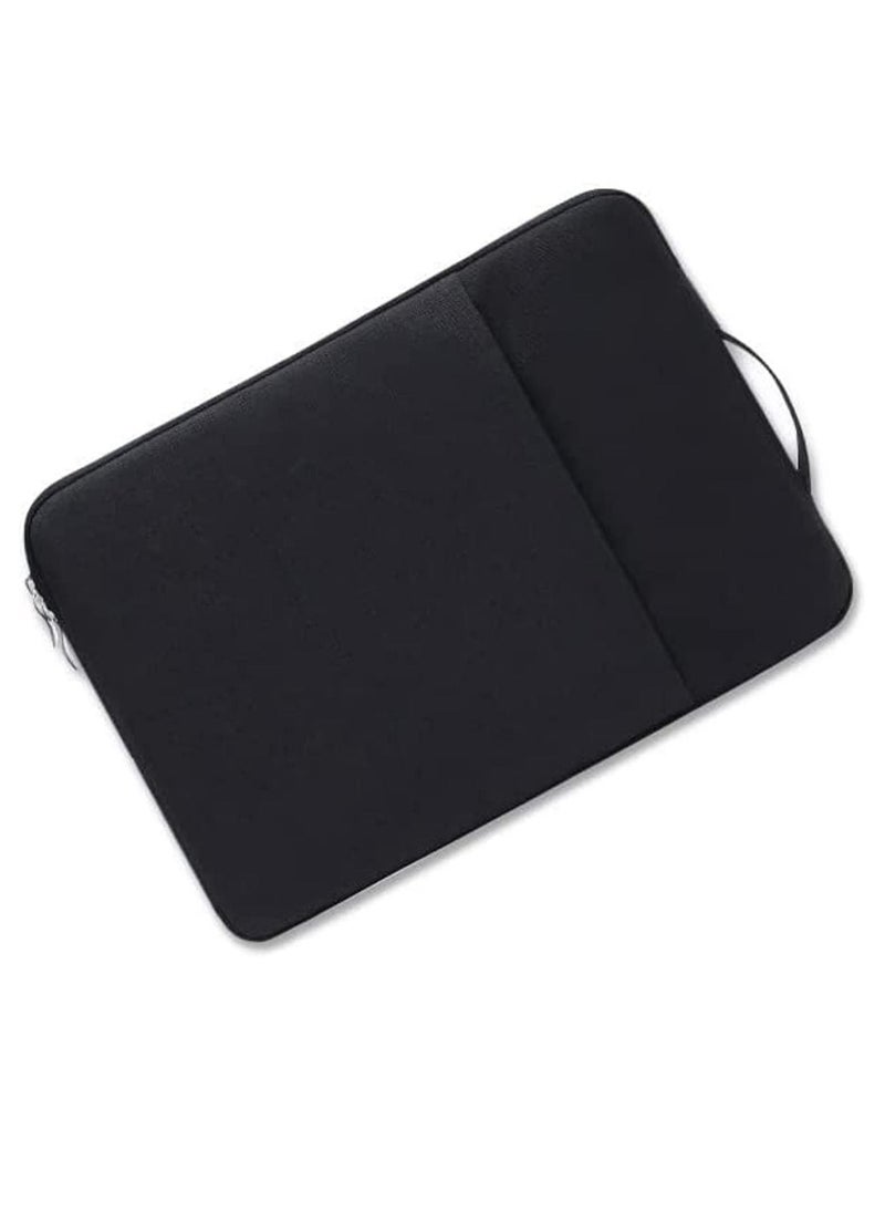 Generic - Laptop Sleeve Case Compatible with 13-13.3 Inch Notebook Computer Chromebook 2023-2021 A2779 M2 A2442 M1 New 13/14" Mac Book Pro/Air Protective Cover Soft Bag with Front Pocket Black - Image 1