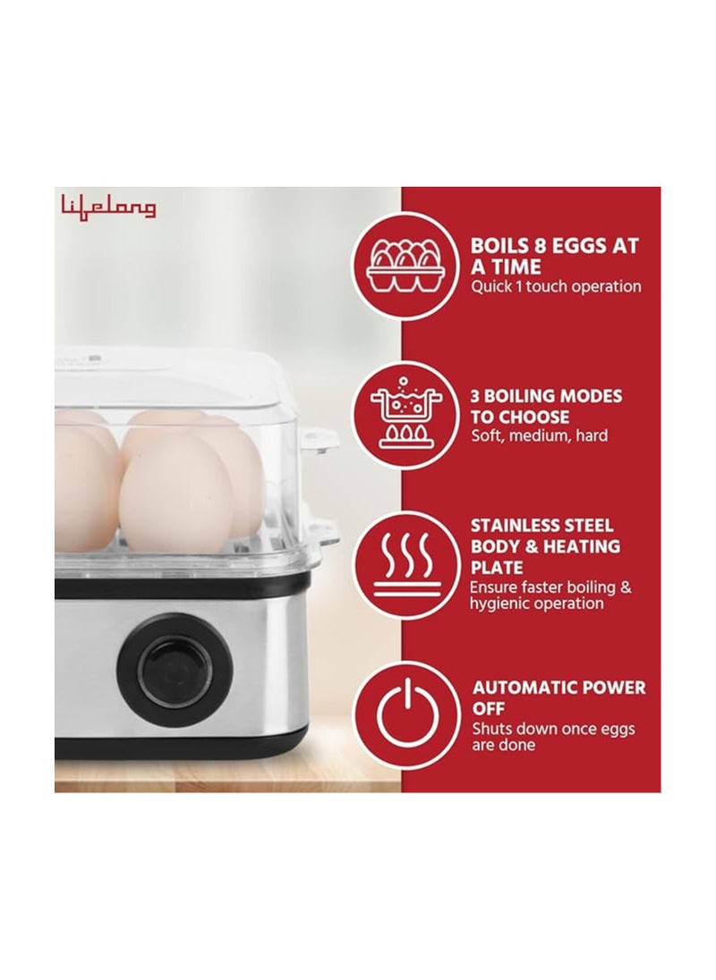 Lifelong Lifelong 2-in1 Egg Boiler and Poacher 500-Watt  - Image 2