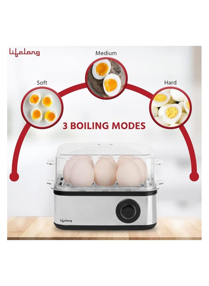 Lifelong Lifelong 2-in1 Egg Boiler and Poacher 500-Watt  - Image 3