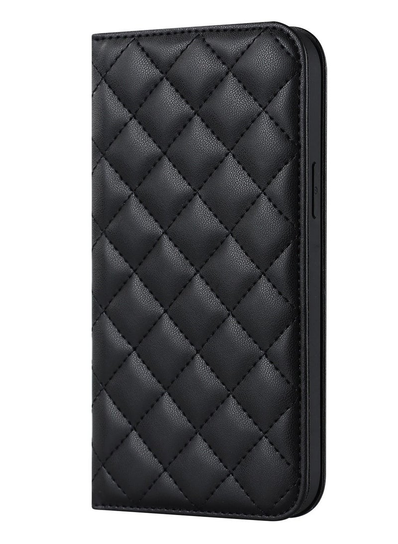 Suteni Flip Cover Card Slots Magsafe Leather Phone Case for iPhone - Image 1