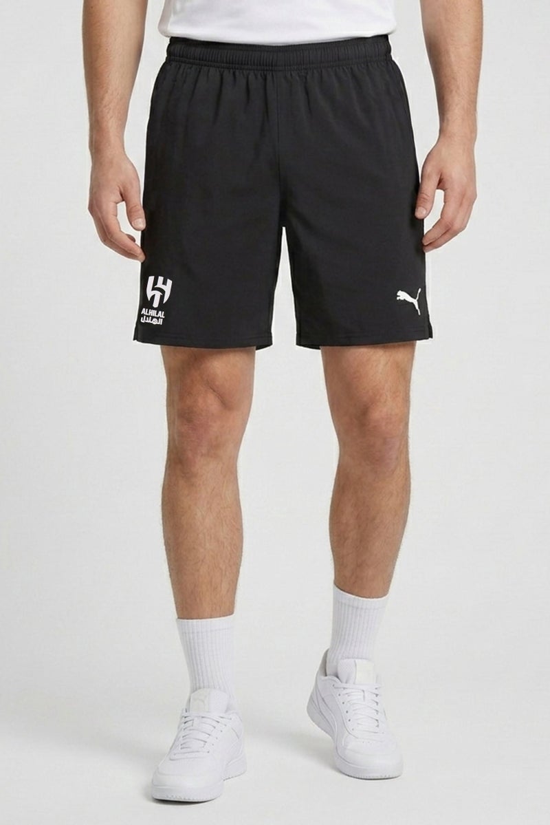 PUMA Men Sportswear Fit Al Hilal Football Shorts, Black - Image 1